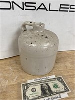Primitive small stoneware jug