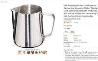 Milk Frothing Pitcher 32oz Steaming Pitcher