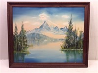 Oil on Canvas Wood Framed  Landscape