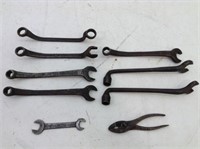 (9) Atq Ford Wrenches  Rare Finds!!  Nice Lot
