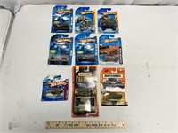 9 New Hot Wheels & Matchbox Toy Cars