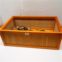 Wooden Box & Misc Items