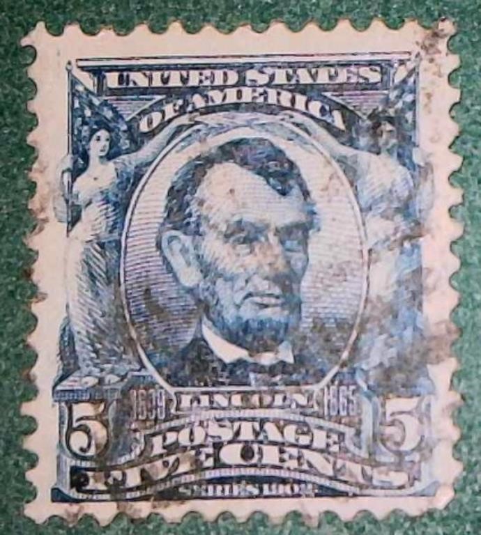 USA # 304 Lincoln 1903 Stamp