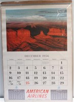 1956 American Airlines Calendar