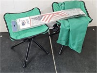 2 Travel Seats with Bags & a Flag Pole (no flag)