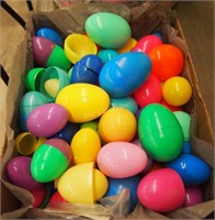 Box Of Plastic Easter Eggs