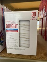 8 boxes led wire lights battery operated 9,6ft