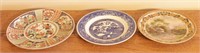 3 Decorative East Asian Design Plates
