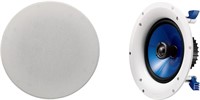 2-Way RMS Speaker -- White (2 Speakers)