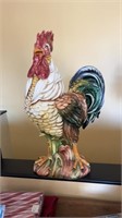 Ceramic rooster 25 inches tall