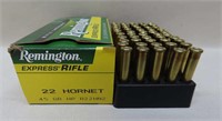 50 Rounds Remington 22 Hornet