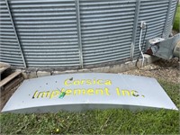 Corsica Implement Plastic Sign