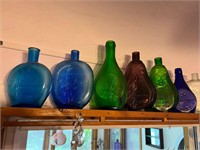 Herbacious Glass Bottles Herbs Botanical