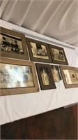 Lot of Black and White Vintage Photographs