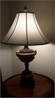 Black and Gold Urn Shaped Lamp