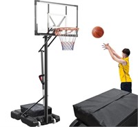 FirstAsk Adjustable/Portable Basketball Hoop