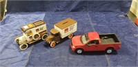 (3) Assorted Diecast Collector Toy Trucks