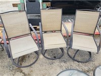 3) patio chairs