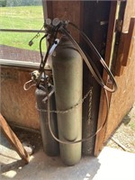 2 Acetylene Tanks and Torch