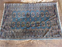 33 x 49 Wool Rug with Fringe Loss