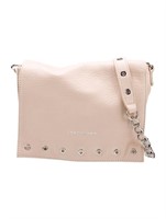 Longchamp Leather Studded Accents Crossbody Bag