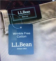 LL Bean Dark Khaki Pants NWT 36 x 32