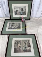 Three  Interior Prints (Farimi?)