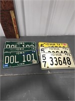 '71, '72' and '79 license plates