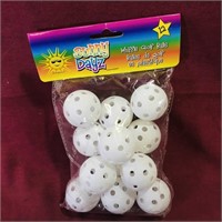 Pack Of Sunny Dayz Whiffle Golf Balls (Sealed)