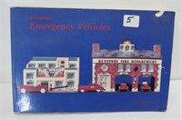 Miniature  Emergency Vehicles Book