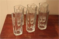 Set of 6 Tall Glasses