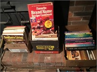 3 boxes of books- southern living magazines,