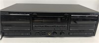 Kenwood stereo double cassette player