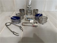 Sterling Silver Salt & Pepper Cellars; and more...