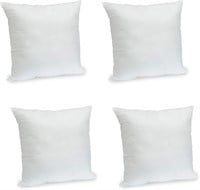 18x18 Throw Pillow Inserts  4PCK
