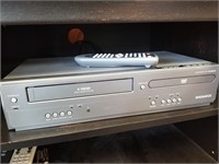 Magnavox VHS & DVD Player with Remote Untested