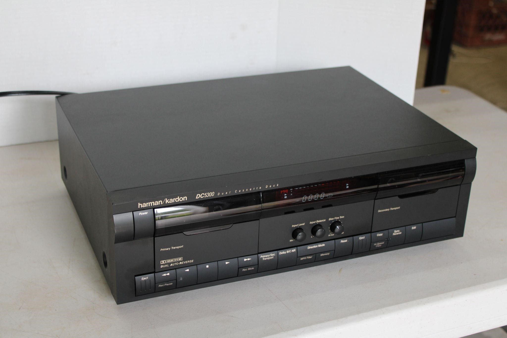 Harman Kardon Dual Cassette Deck ( Works )