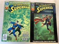 2 DC COMICS ADVENTURES OF SUPERMAN # 500