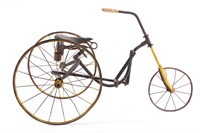 VELOCIPEDE ANTIQUE VICTORIAN TRIKE BICYCLE