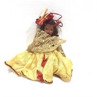 Vintage Nancy Anne Storybook Doll Yellow Dress