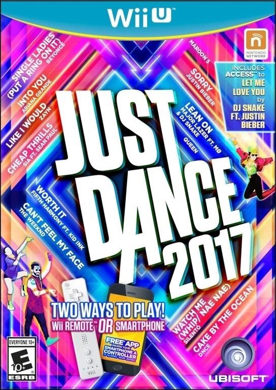 SEALED - Just Dance 2017 - Wii U  Standard Edition