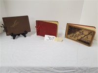 3 early autograph books