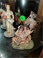 COLLECTION OF 3 INDIAN LADIES FIGURINES