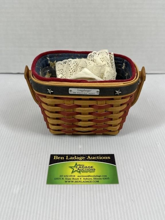 Longaberger 2001 Inaugural Basket