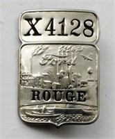 VINTAGE FORD ROUGE EMPLOYEE PLANT BADGE