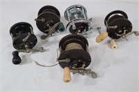 (5) PENN CASTING REELS: