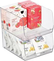 mDesign Food Storage Bin  7 Wide x 11  2 Pack