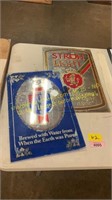 Old Style & Stroh Light Beer Signs