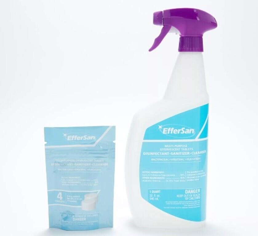 3 Sets of Multi-Purpose Sanitizing 128oz Spray Kit