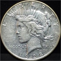 1928-S Peace Silver Dollar, Better Date